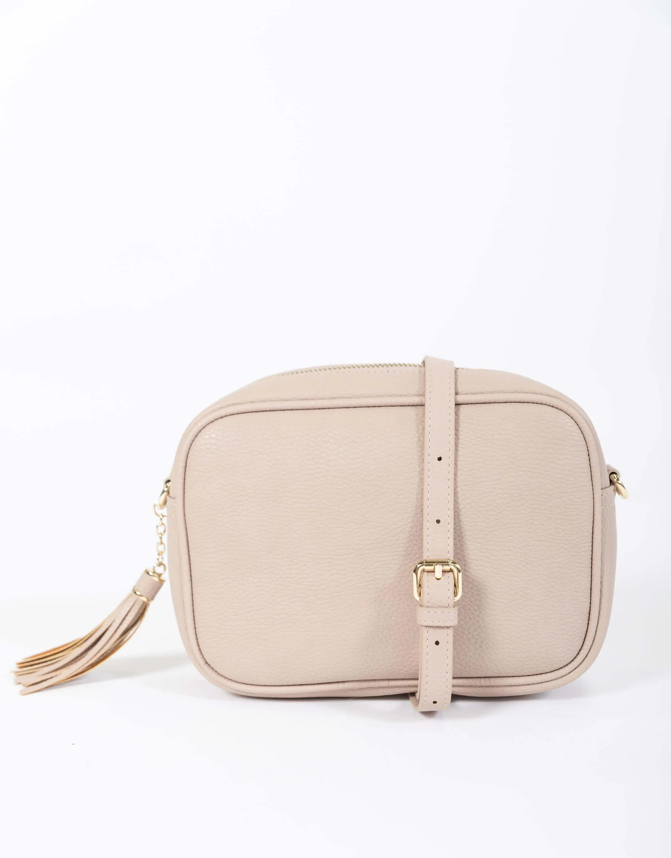 Zoe Crossbody Bag - Pink/Blue Tan Stripe sold by White & Co product image thumbnail 5