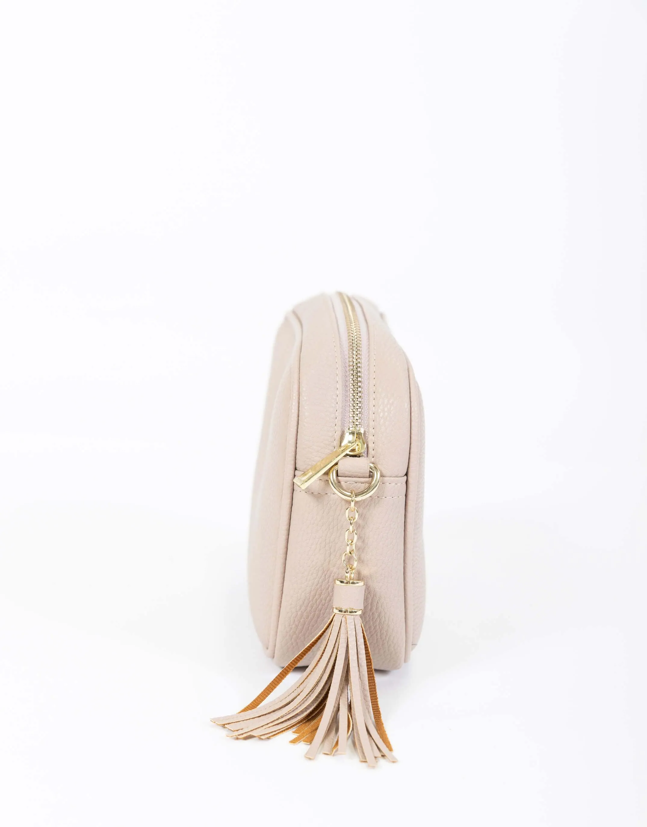 Zoe Crossbody Bag - Pink/Blue Tan Stripe sold by White & Co product image thumbnail 4