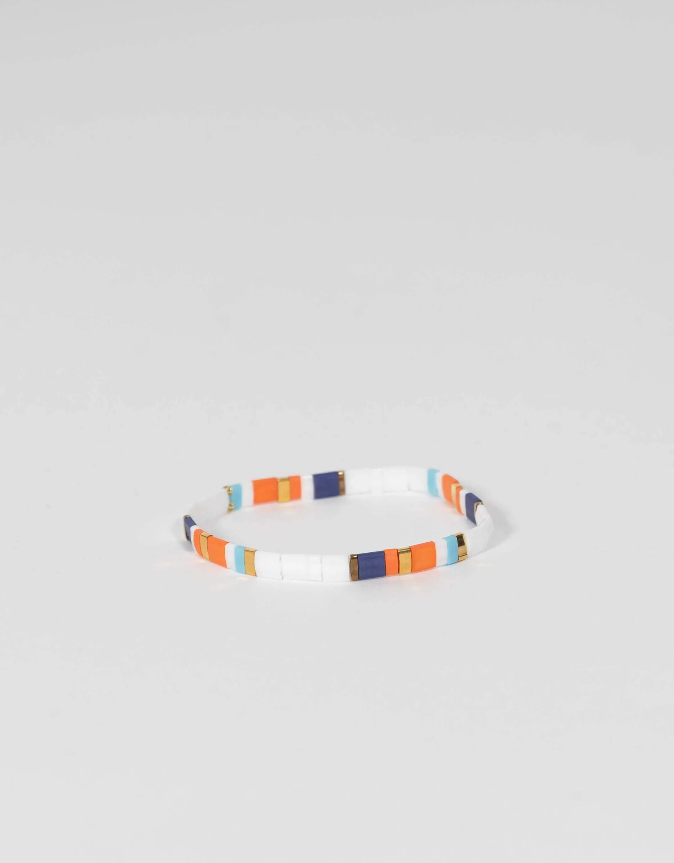 Corfu Bracelet - White Multi sold by White & Co