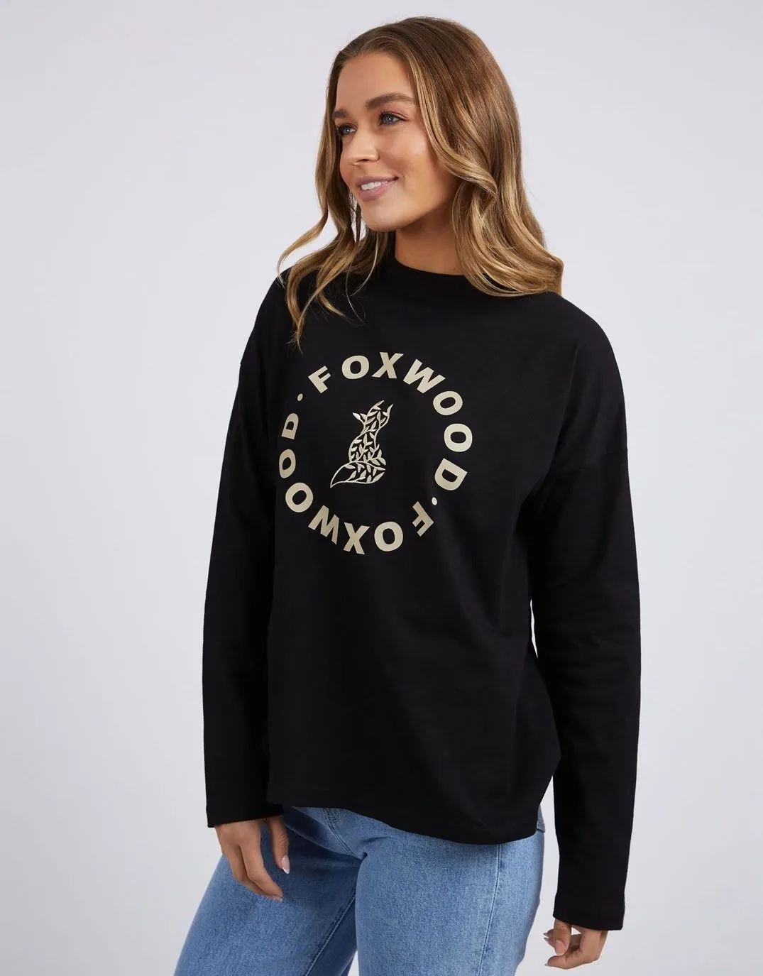 Statement Long Sleeve - Washed Black sold by White & Co product image thumbnail 4