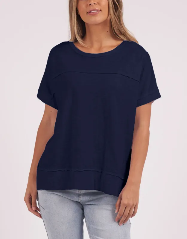 Allison Tee - Dark Sapphire made by Foxwood Clothing