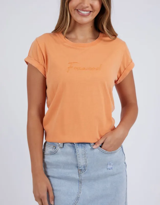 Signature Tee - Tangerine sold by White & Co