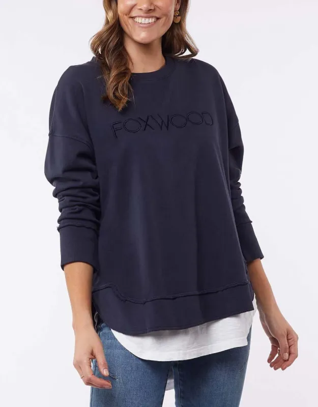 Simplified Crew - Navy sold by White & Co