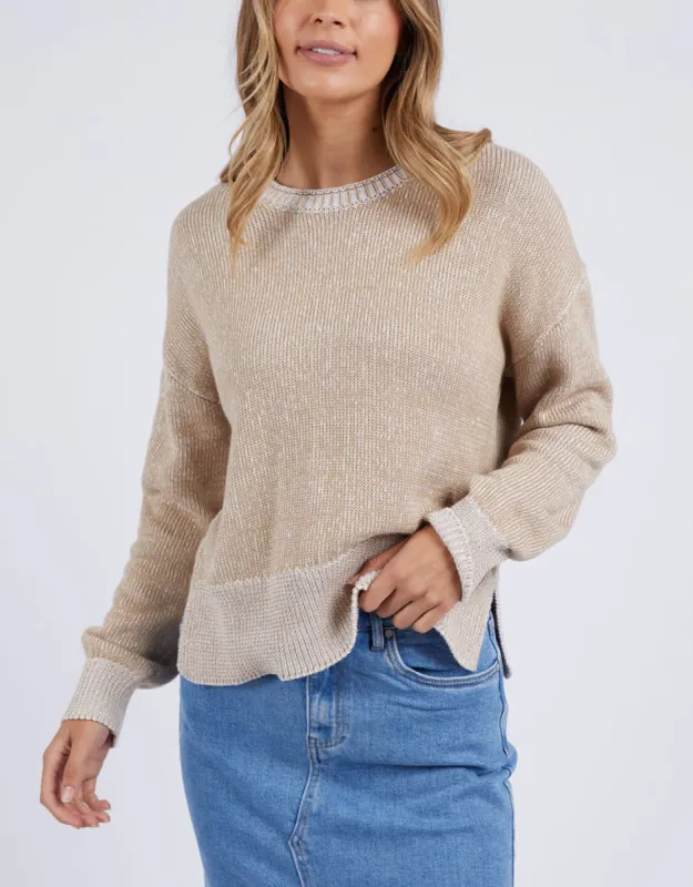 Wrenley Knit - Oat sold by White & Co