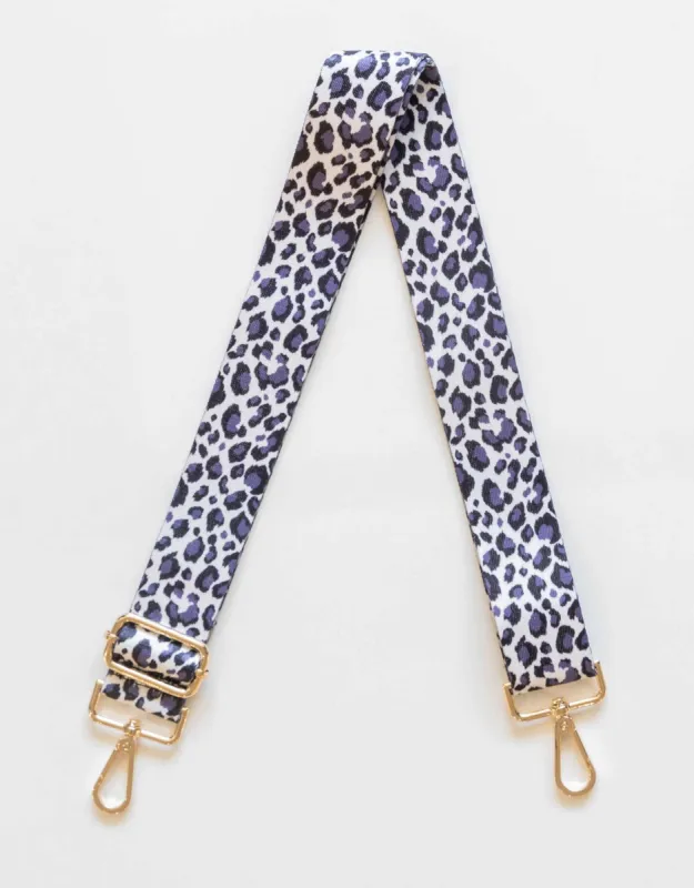 Leopard Bag Strap - White sold by White & Co