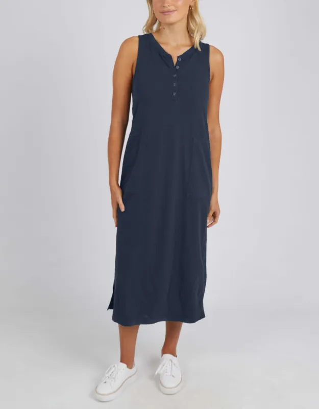 Elysian Dress - Navy sold by White & Co