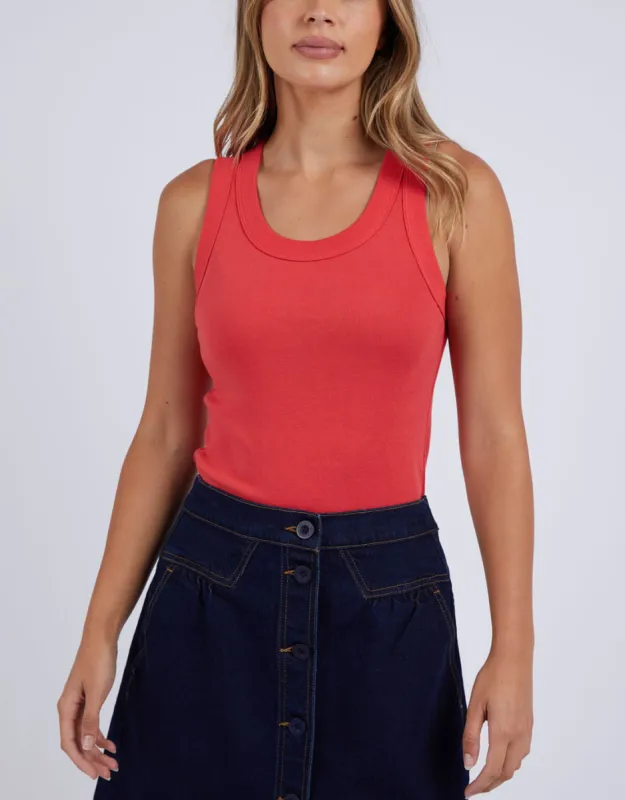 Esme Tank - Crimson sold by White & Co