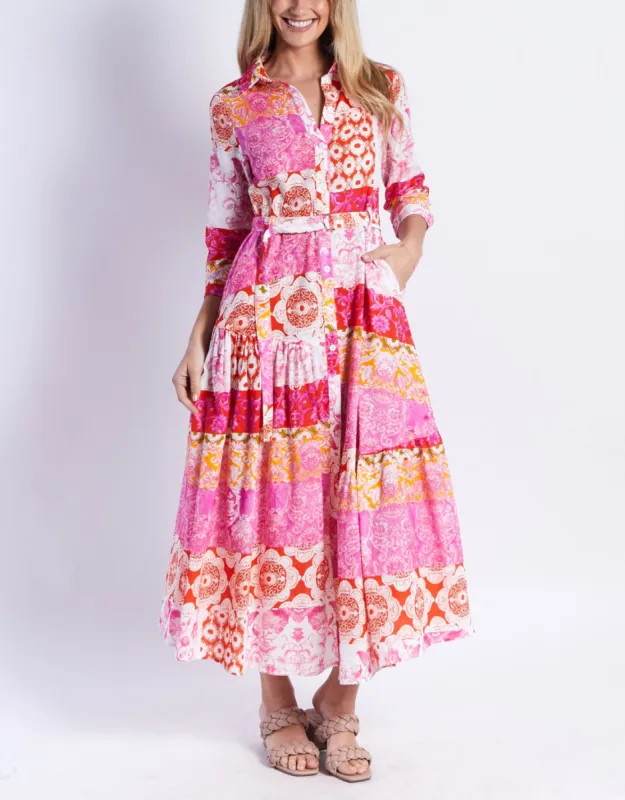 Eden Shirt Dress - Floral sold by White & Co