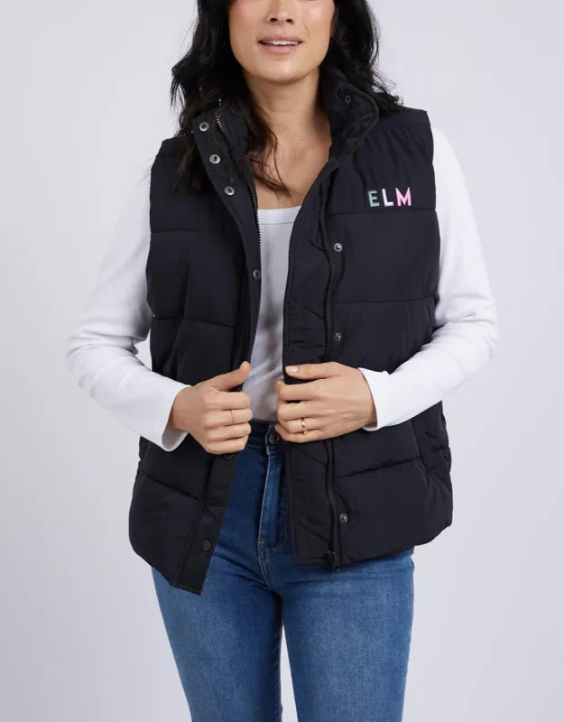Core Puffer Vest - Black sold by White & Co