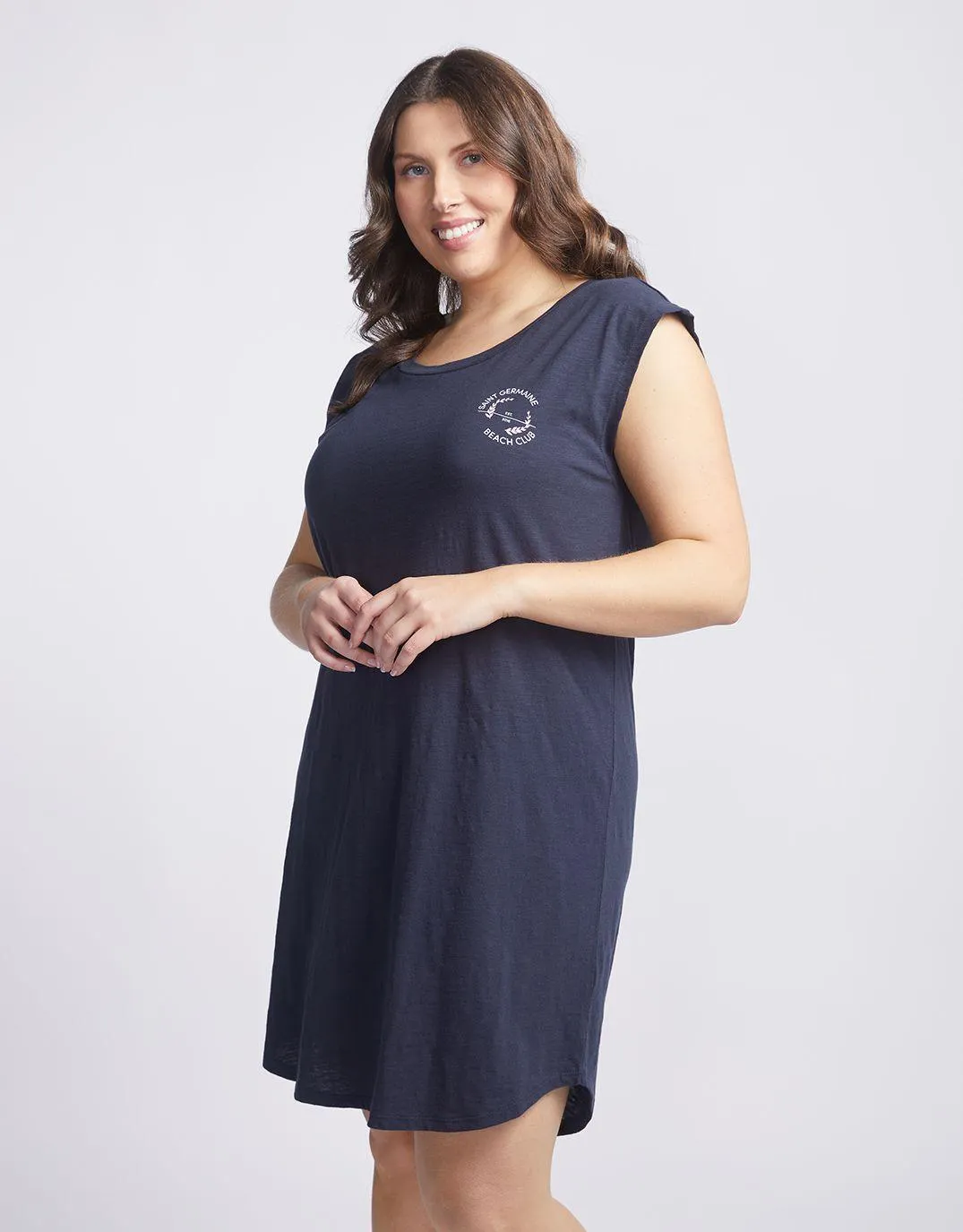 Beach Club Dress - Navy sold by White & Co product image thumbnail 5
