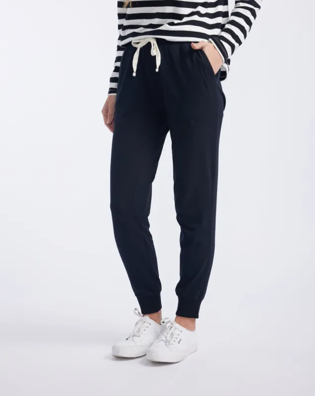 The Sunday Lounge Pant - Black sold by White & Co