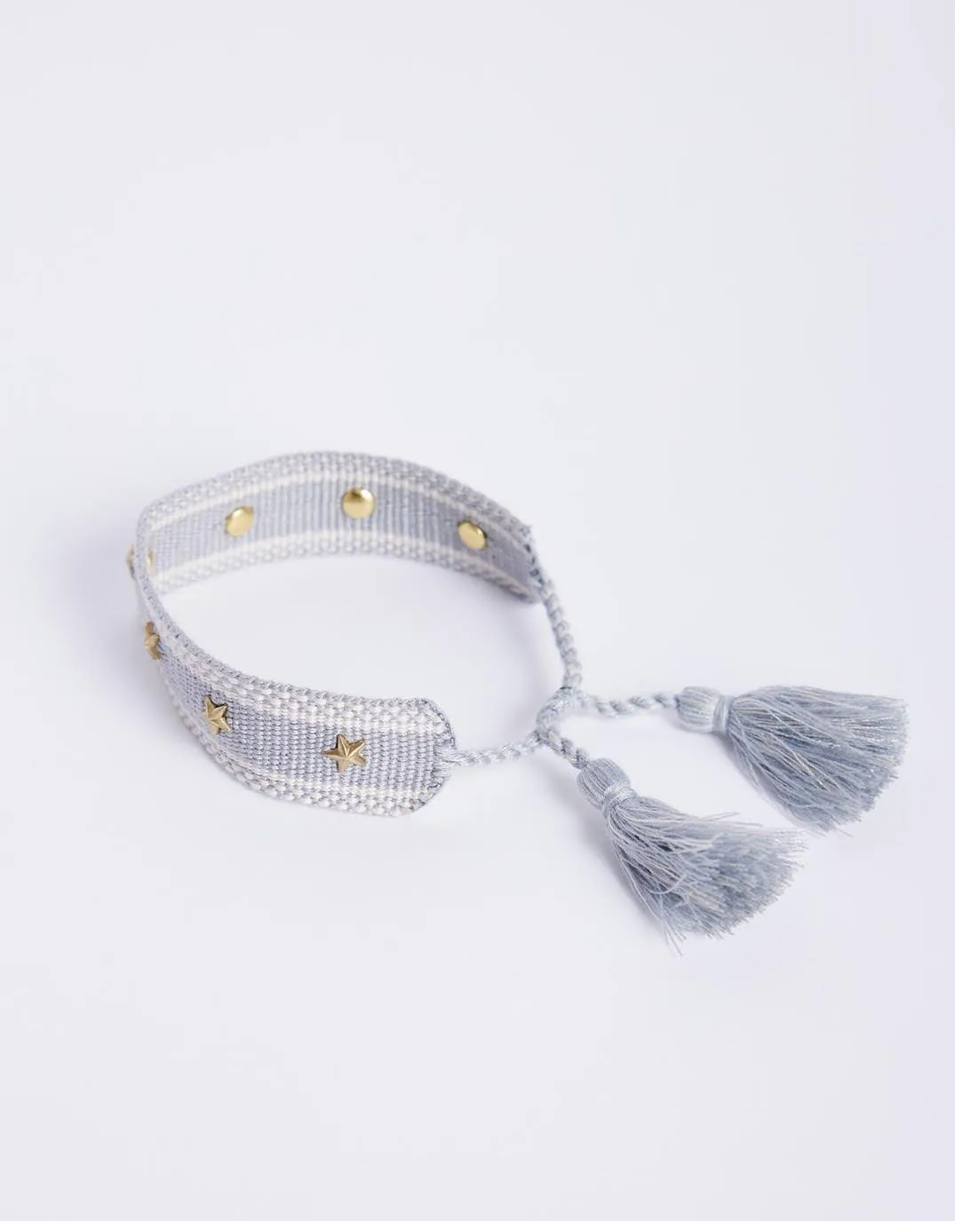 Stella Woven Bracelet - Dove sold by White & Co product image thumbnail 3