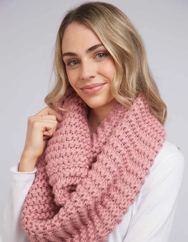 Organic Loop Scarf - Blush sold by White & Co