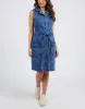 Daisy Denim Dress - Blue Wash sold by White & Co