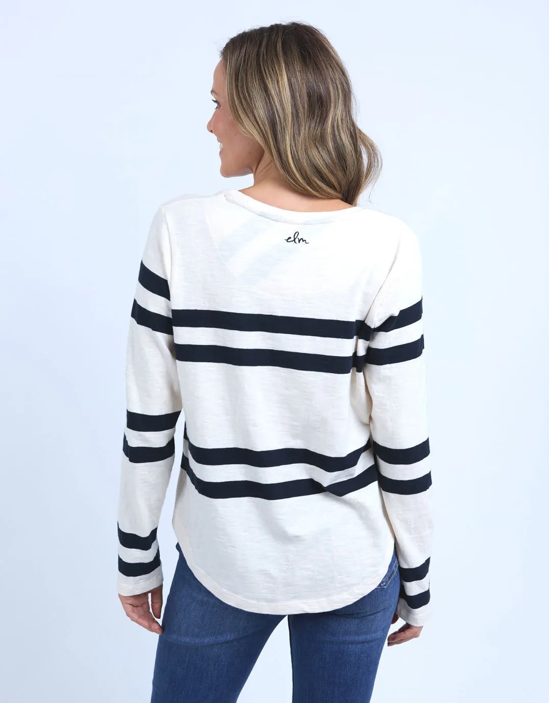 Allegra Long Sleeve Tee - Vintage White sold by White & Co product image thumbnail 5