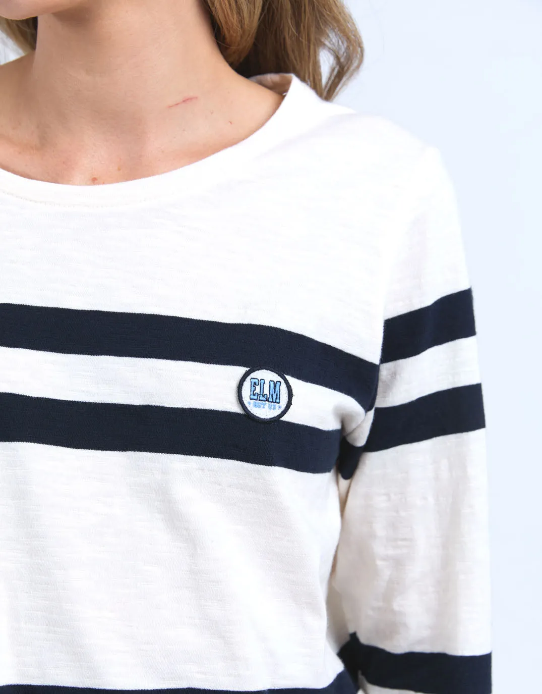 Allegra Long Sleeve Tee - Vintage White sold by White & Co product image thumbnail 4