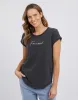 Signature Tee - Black sold by White & Co