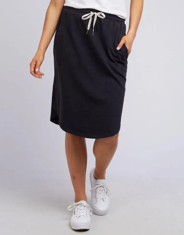 Isla Skirt - Washed Black sold by White & Co