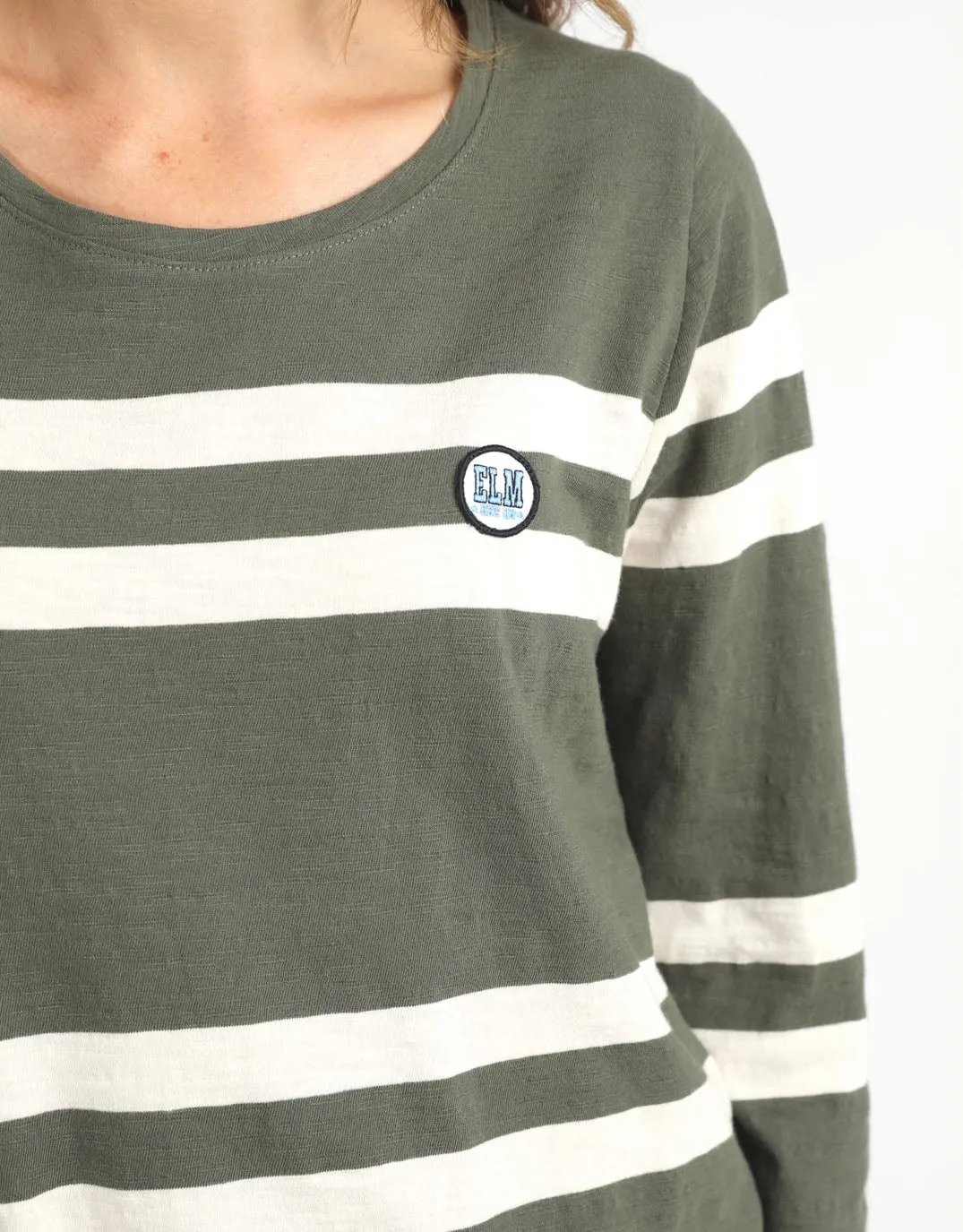 Allegra Long Sleeve Tee - Clover sold by White & Co product image thumbnail 5