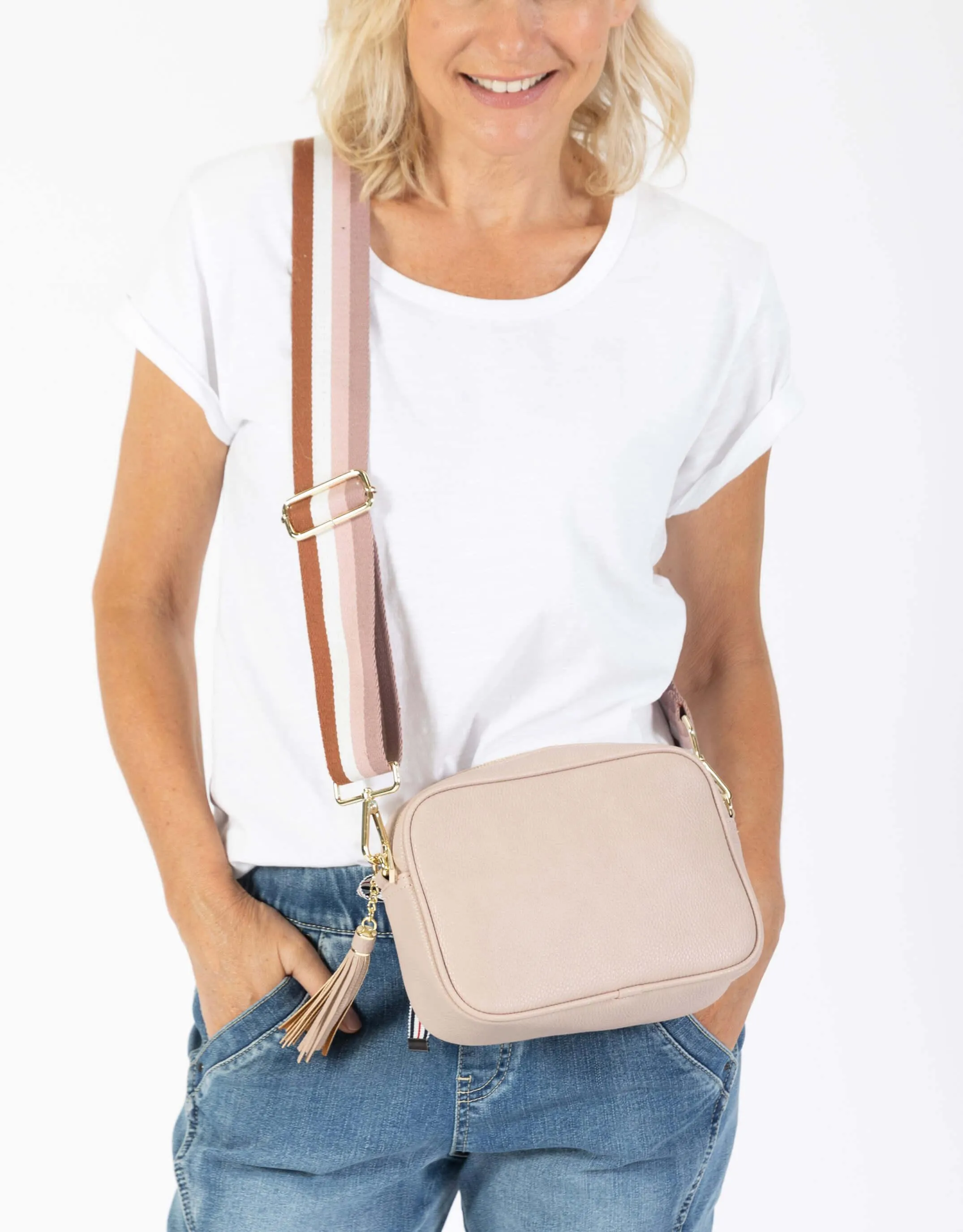 Zoe Crossbody Bag - Pink sold by White & Co