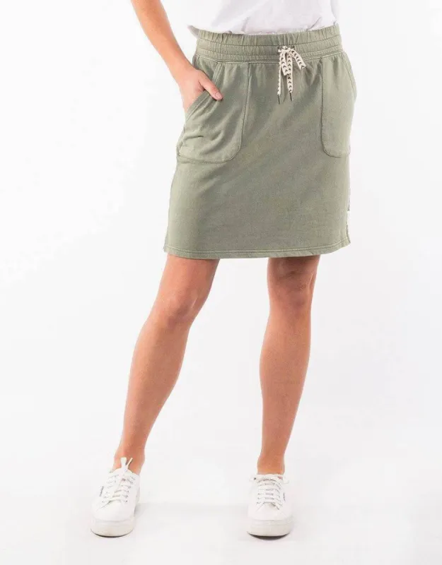 Cassie Skirt - Khaki sold by White & Co