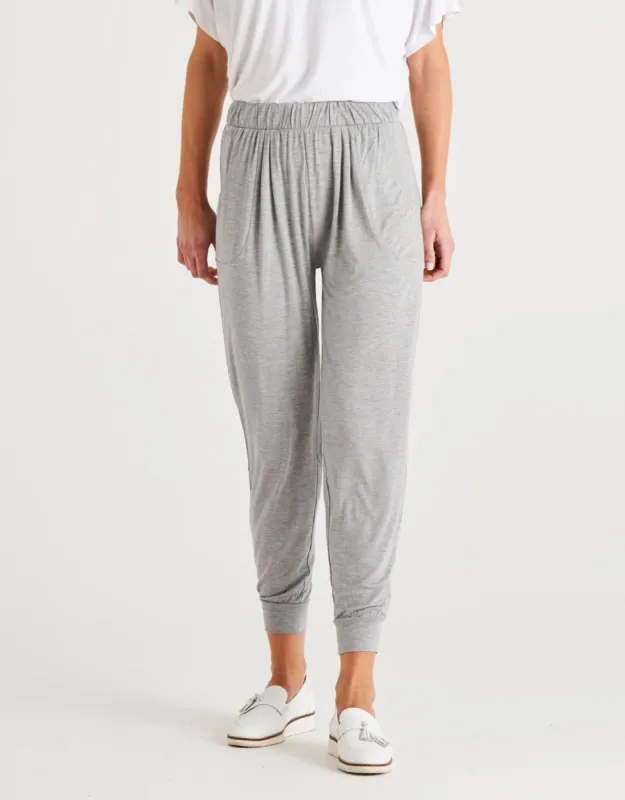 Paris Pant - Grey Marle sold by White & Co