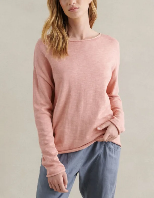 Nellie Top  - Peach sold by White & Co