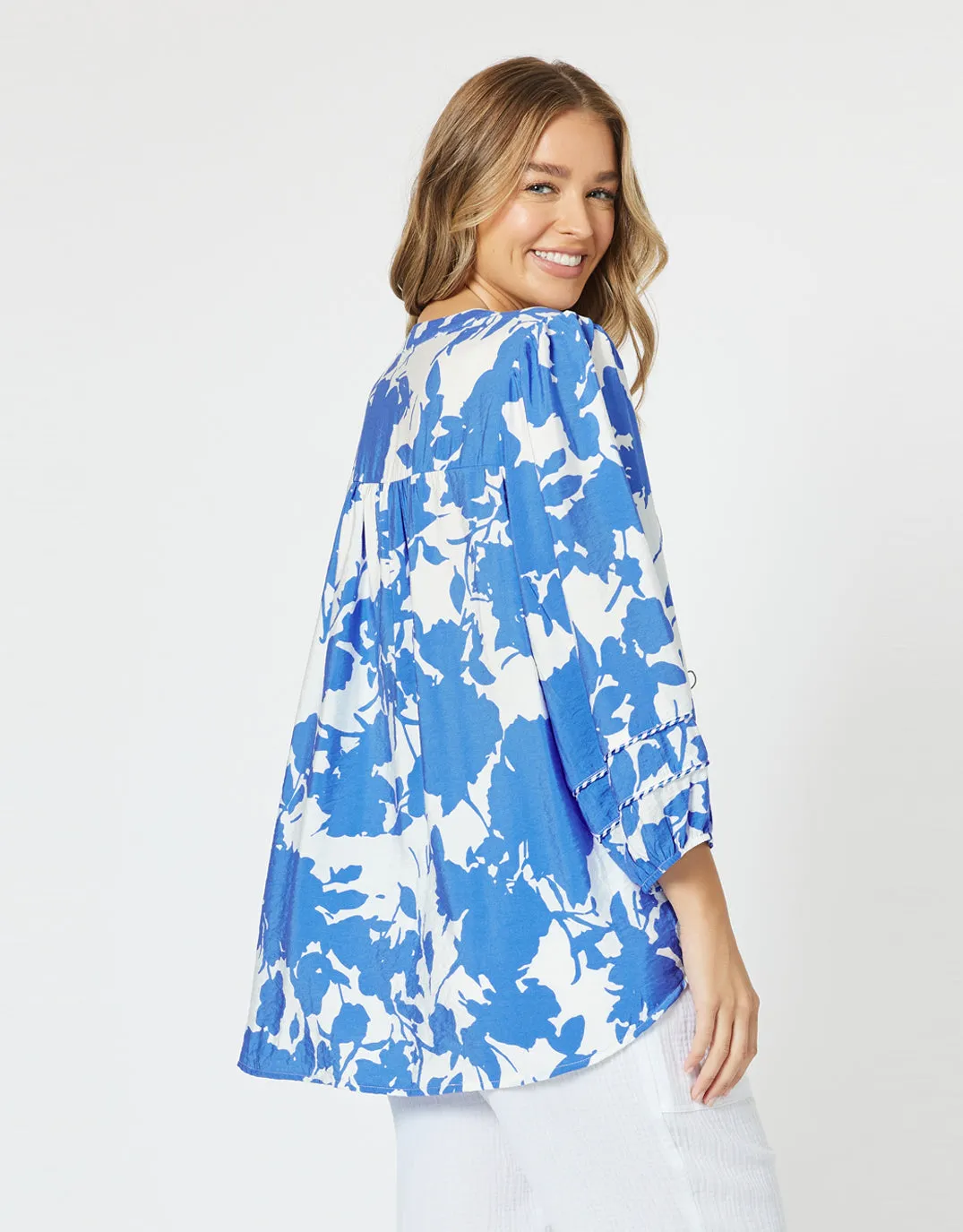 Florida Blouse - Blue sold by White & Co product image thumbnail 5