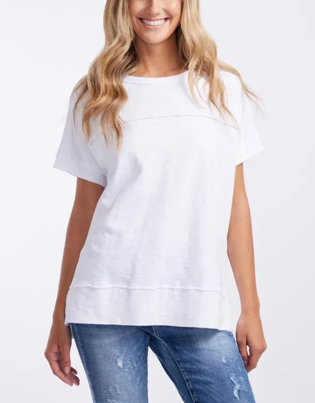 Allison Tee - White sold by White & Co