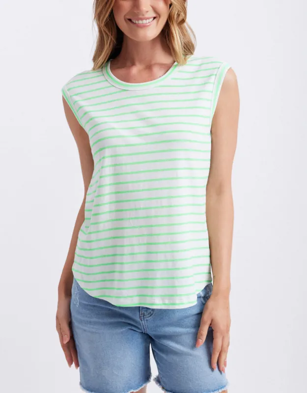 Neon Cali Tank - Neon Green sold by White & Co