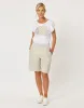 Jersey Waist Short - Natural sold by White & Co