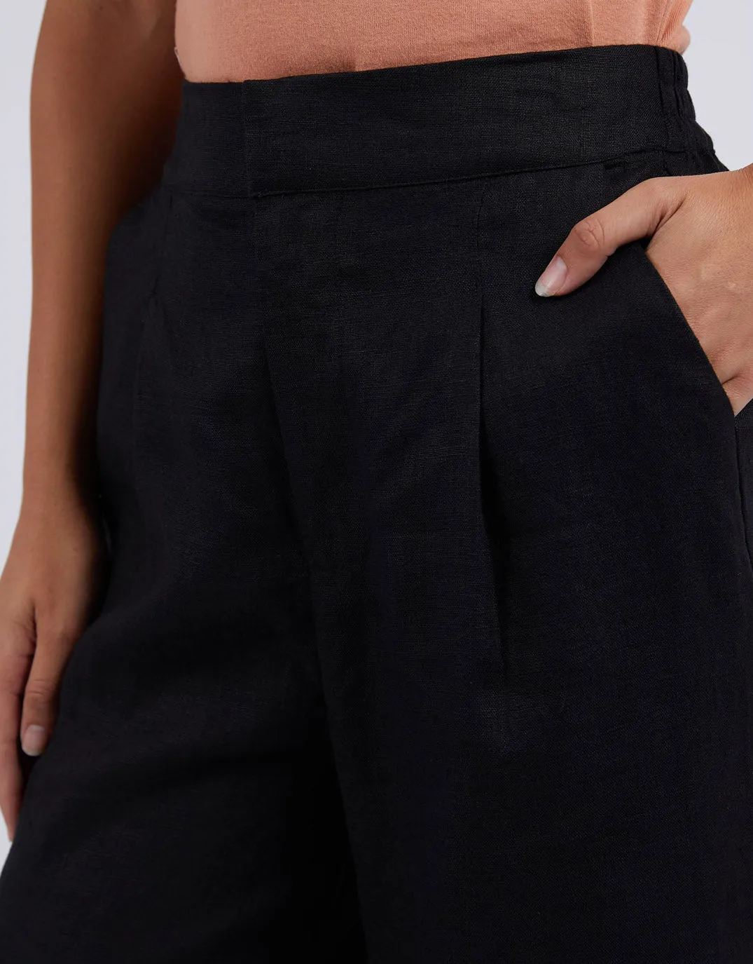 Elina Wide Leg Pant - Black sold by White & Co product image thumbnail 5