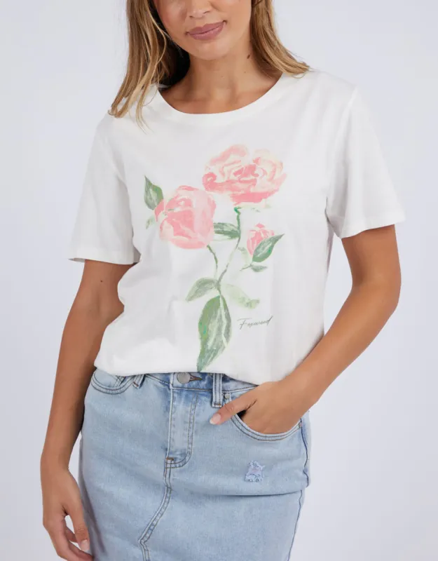 Bloom Tee - Vintage White sold by White & Co