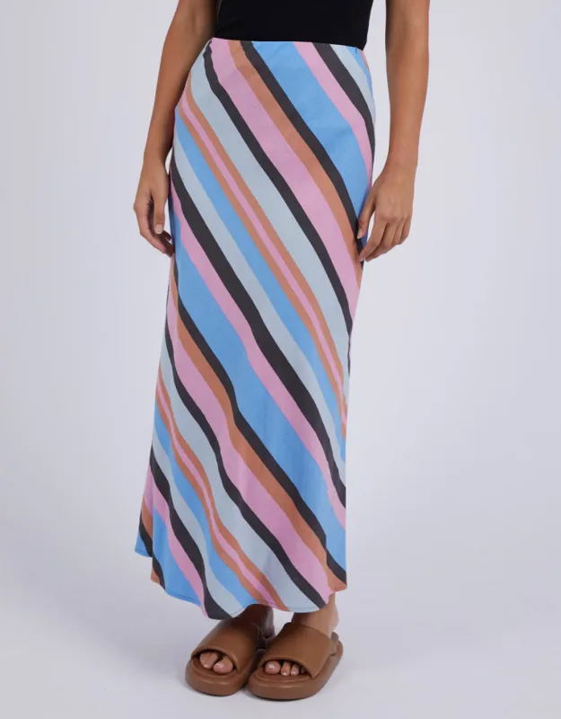 Gazelle Stripe Skirt - Multi Stripe sold by White & Co