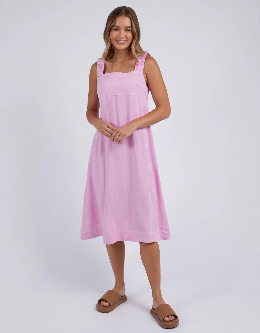 Sage Midi Dress - Pastel Lavender sold by White & Co product image thumbnail 3