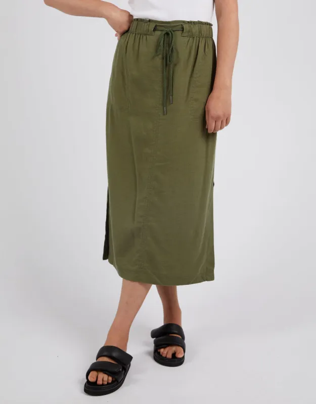 Mila Utility Skirt - Clover sold by White & Co