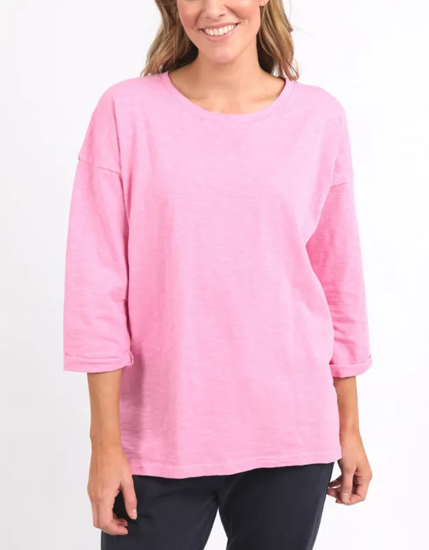 Annie Lightweight Top - Strawberry Pink sold by White & Co