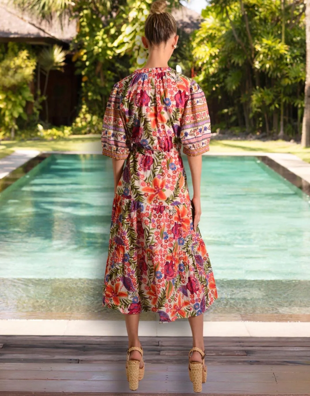 Austen Midi Dress - Tulleries Print sold by White & Co product image thumbnail 2