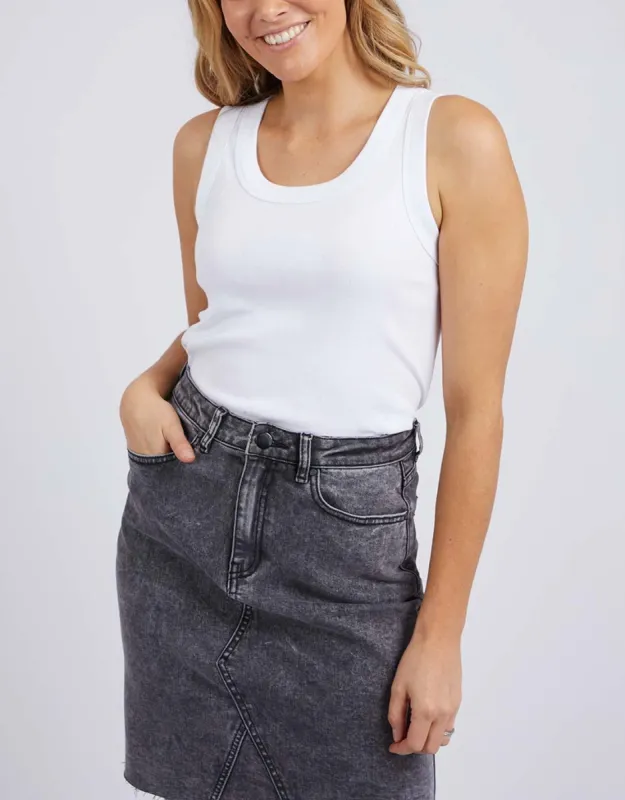 Esme Tank - White sold by White & Co