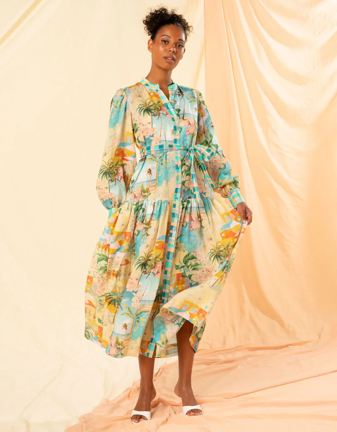 Oceana Maxi Dress - Multi sold by White & Co product image thumbnail 4