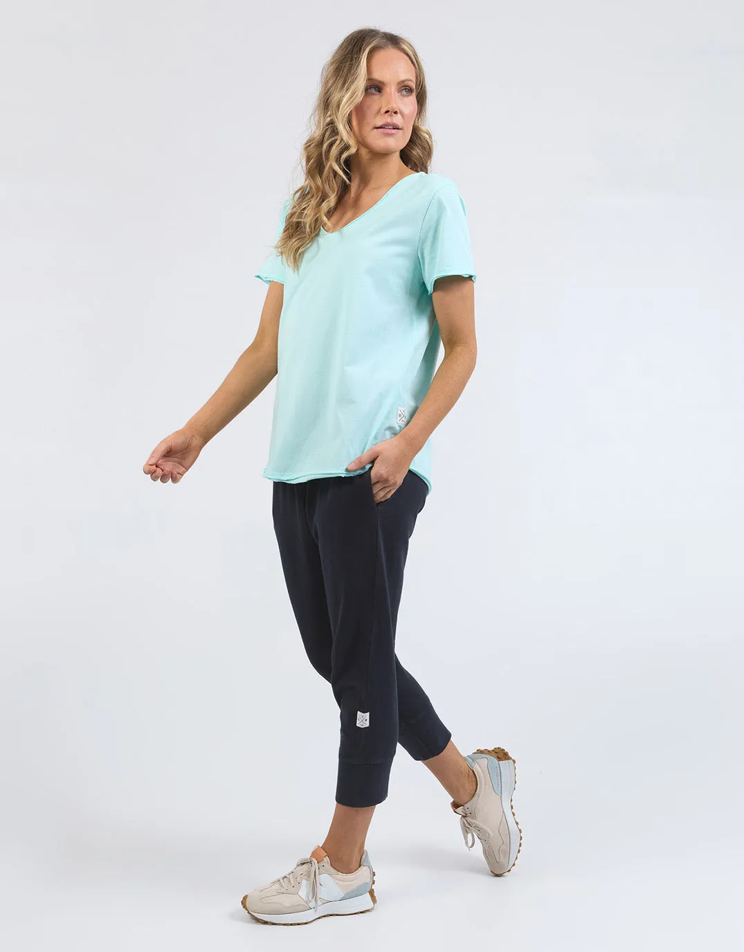 Pima Vee Tee - Tonic Blue sold by White & Co product image thumbnail 4
