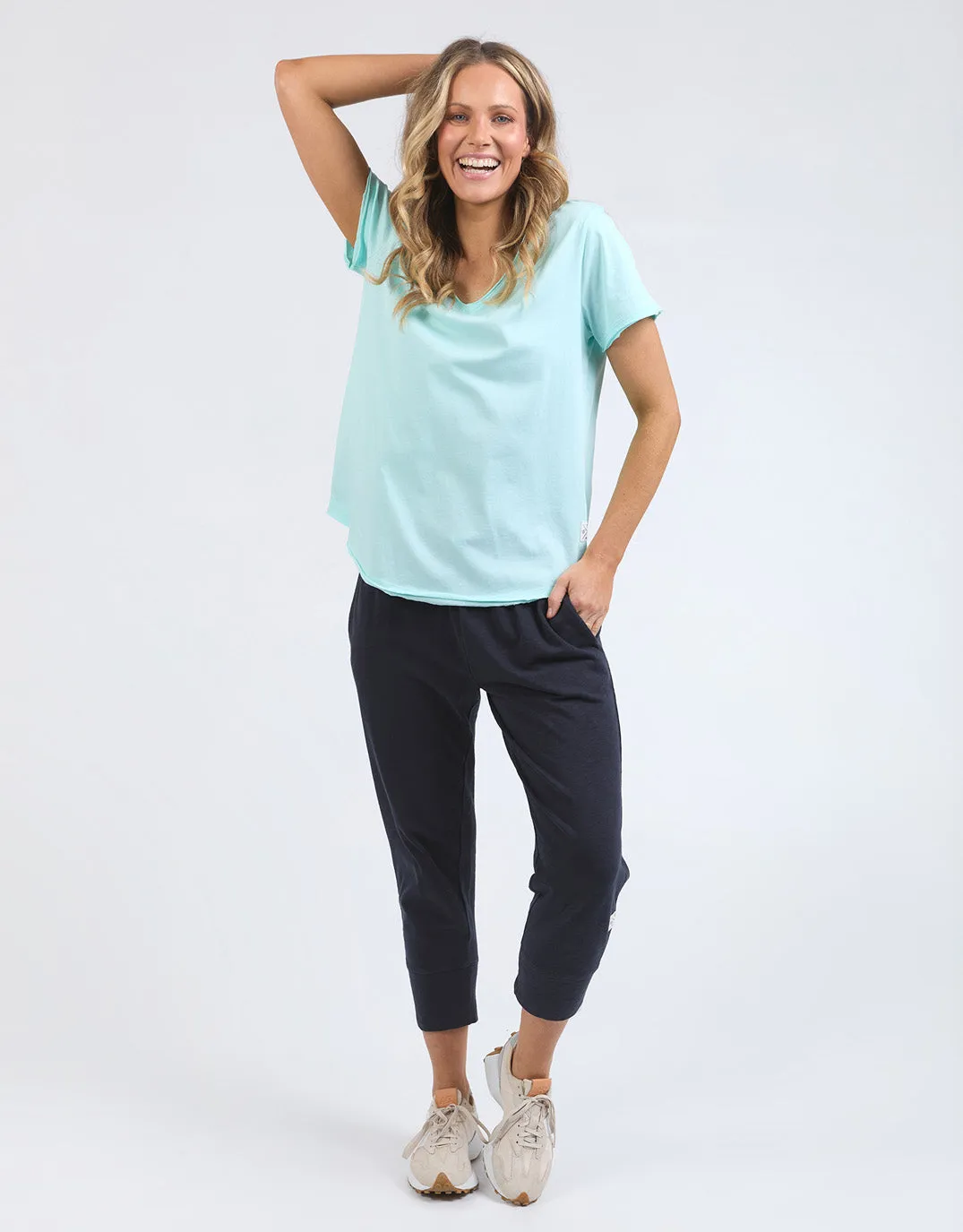 Pima Vee Tee - Tonic Blue sold by White & Co product image thumbnail 2