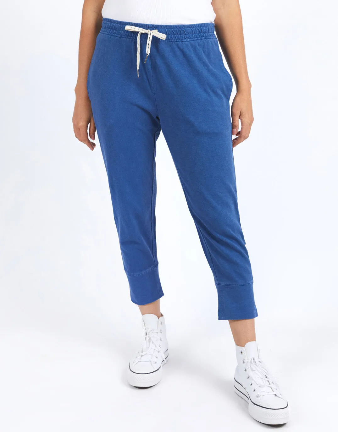 3/4 Brunch Pant - China Blue sold by White & Co