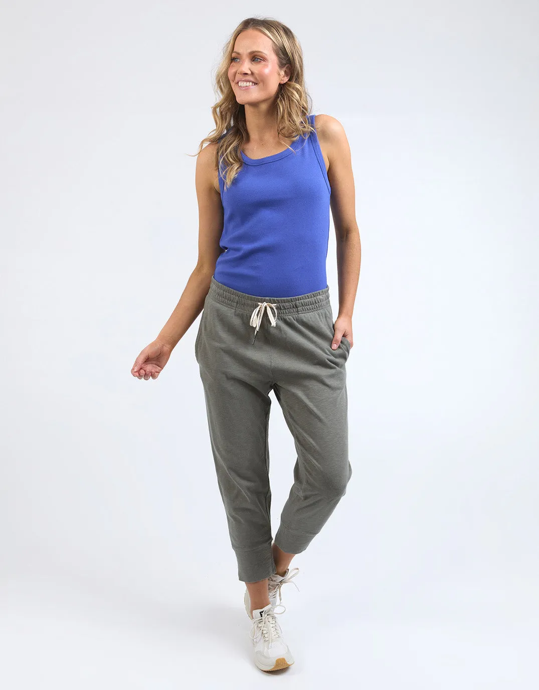 Rib Crew Tank - Royal Blue sold by White & Co product image thumbnail 2