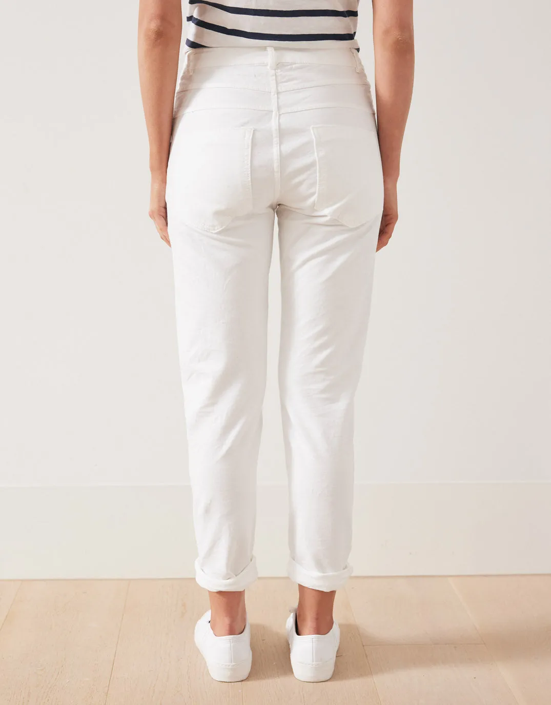 Signature Jersey Denim Pants - White sold by White & Co product image thumbnail 3