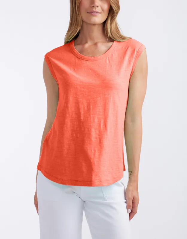 Summer Cali Tank - Sunset Melon sold by White & Co