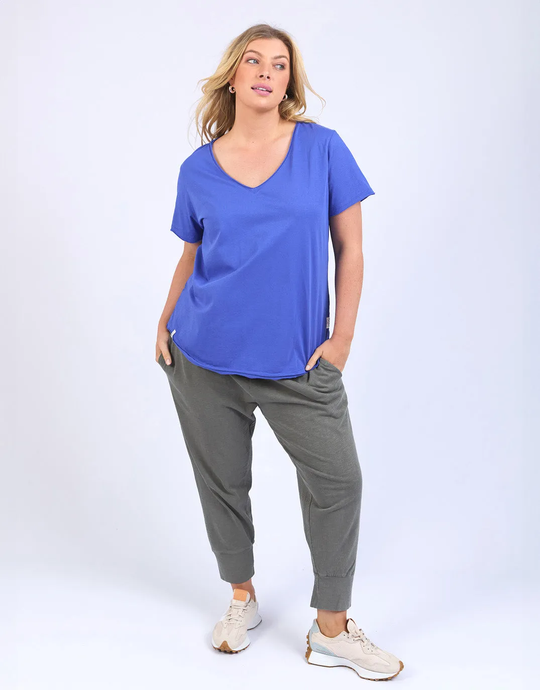 Pima Vee Tee - Royal Blue sold by White & Co product image thumbnail 3