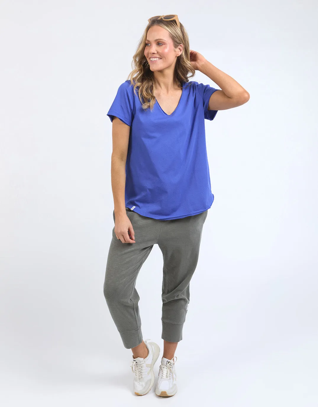 Pima Vee Tee - Royal Blue sold by White & Co product image thumbnail 4