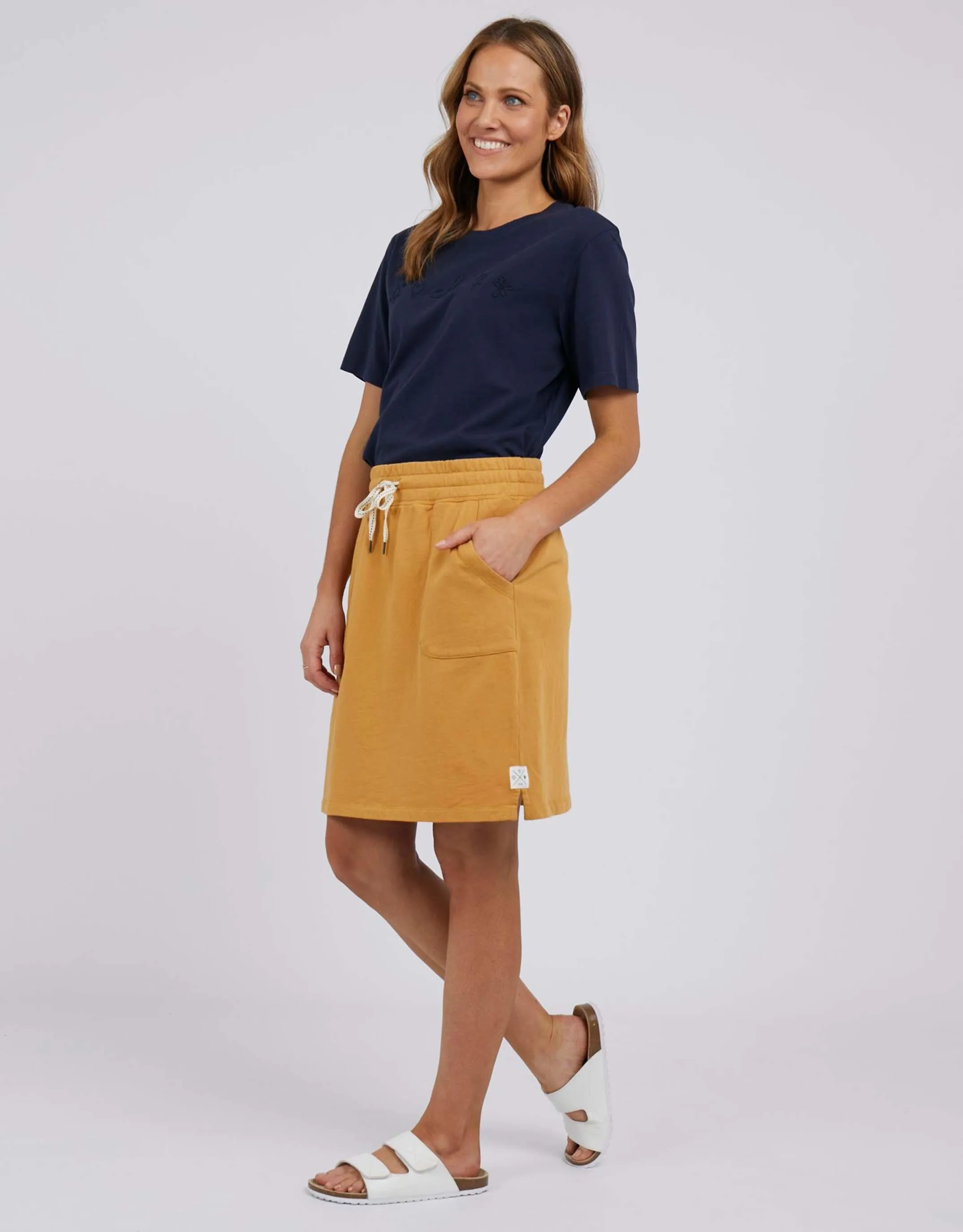Cassie Skirt - Honey Mustard sold by White & Co product image thumbnail 3