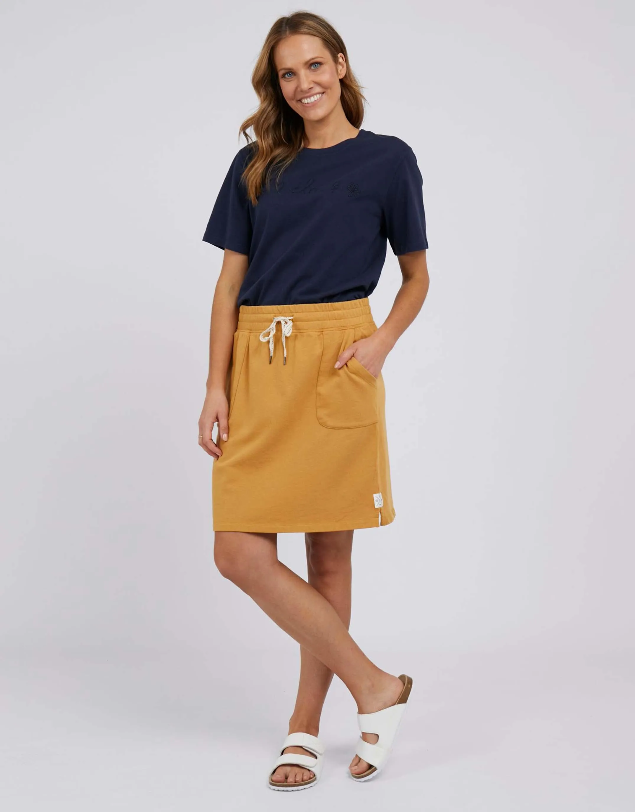 Cassie Skirt - Honey Mustard sold by White & Co product image thumbnail 2